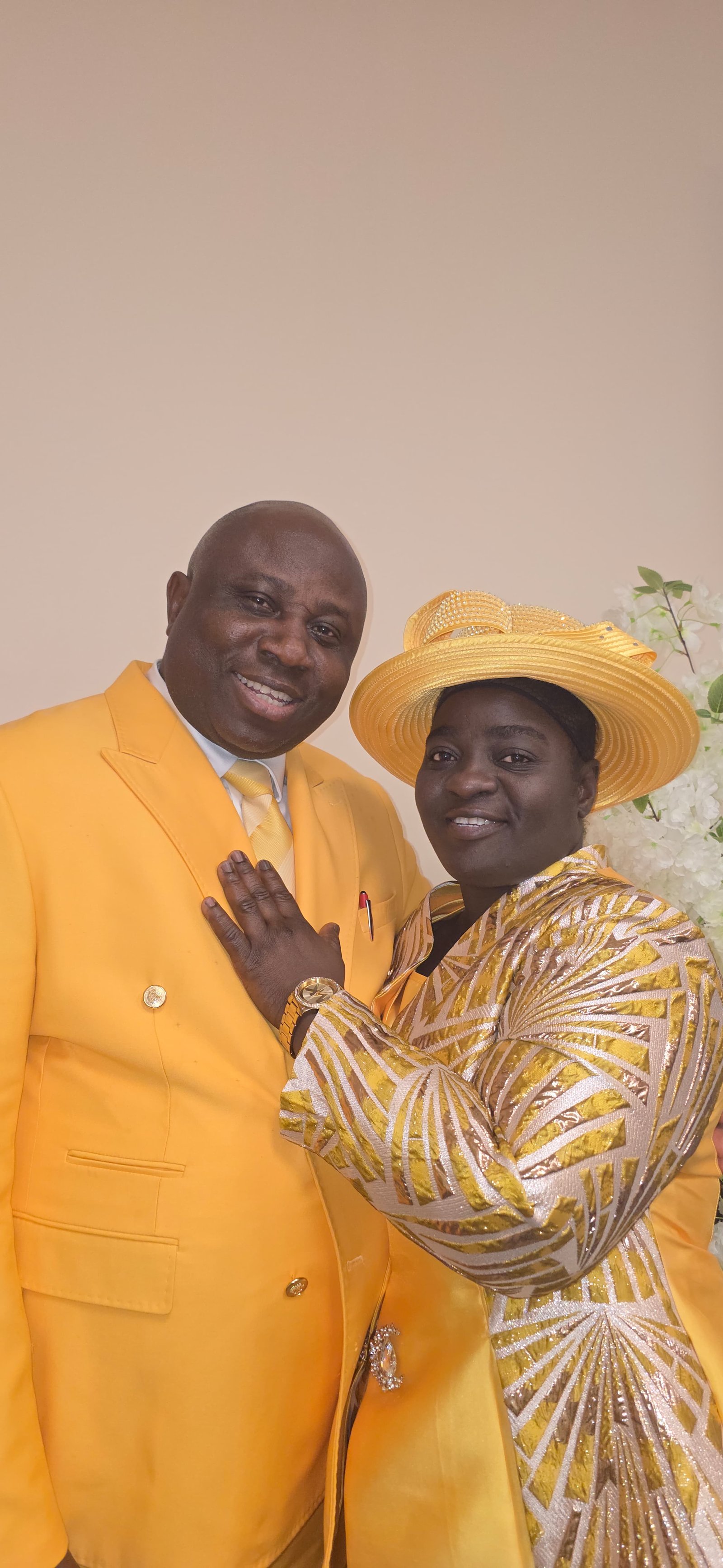 Pastor Olumide and Pastor (Mrs.) Oluwatoyin Oni together in ministry